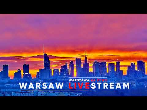 Warszawa na żywo 🇵🇱 | Warsaw LIVE – panorama i Stadion Narodowy / City Skyline & National Stadium