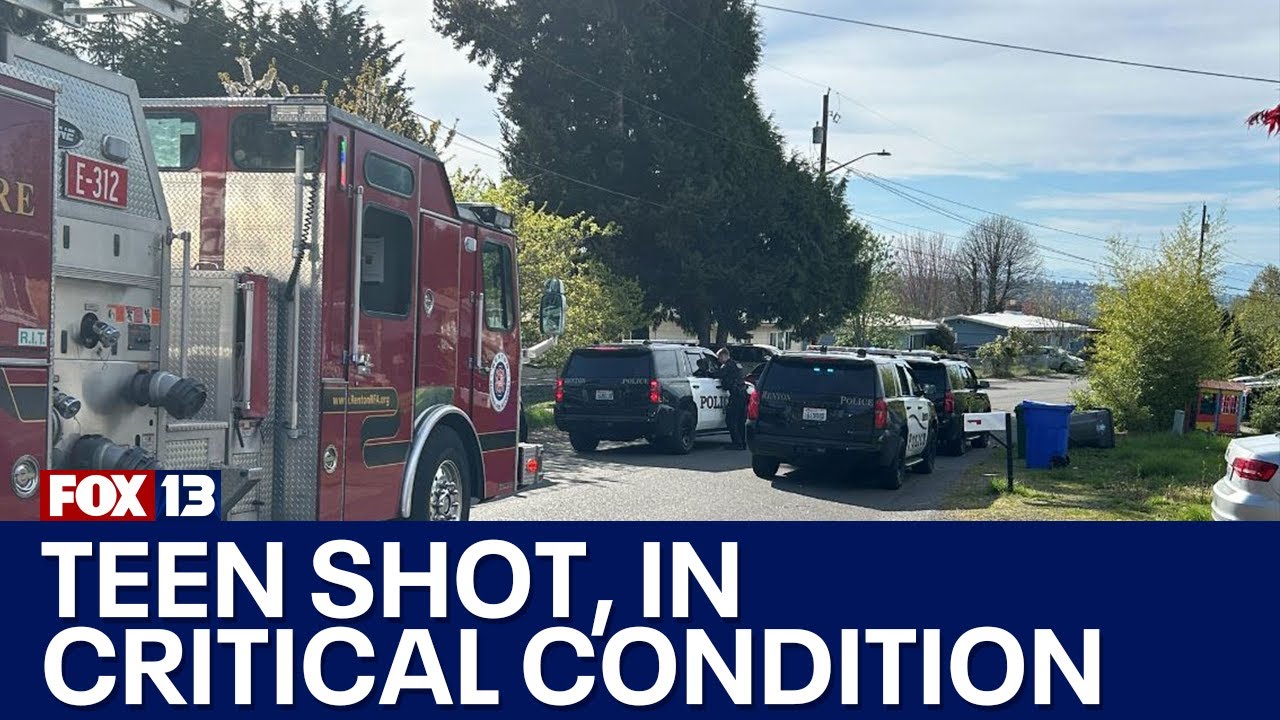 Teen critically injured in Renton shooting | FOX 13 Seattle - YouTube