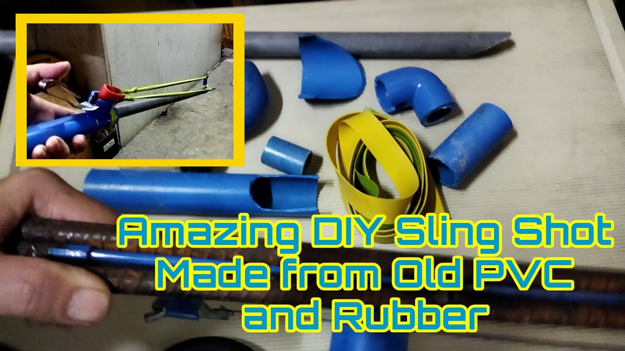 DIY Sling Shot made From Old PVC Pipe Tagalog Tutorial ni Panoy Vlogs