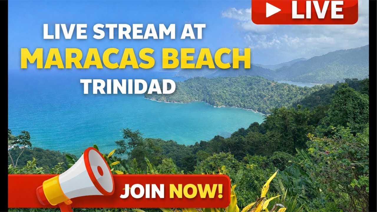 Live at Maracas Beach 🏖️ 🇹🇹 Trinidad and Tobago
