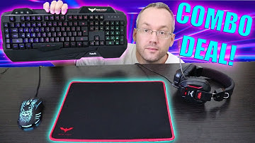 Havit Gaming Keyboard Mouse headset COMBO With Mouse Pad -  Unboxing and Review