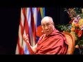 The Dalai Lama addresses an audience of local Tibetan in Charlottesville, VA on October 11, 2012