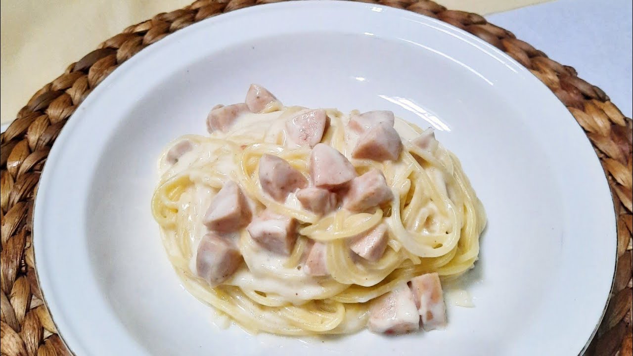RESEP SPAGHETTI CARBONARA PAKE BAHAN SEADANYA YouTube