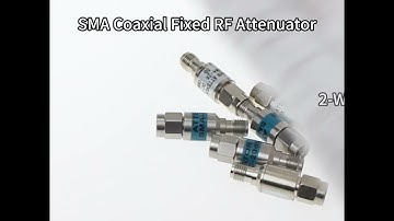 2W SMA Coaxial Fixed Attenuator | 5dB 10dB 20dB RF Signal Control #copper