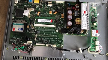 SIMATIC HMI IPC477C from inside