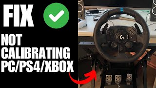 Logitech G923 Not Calibrating PC/PS5/Xbox One - How To Fix