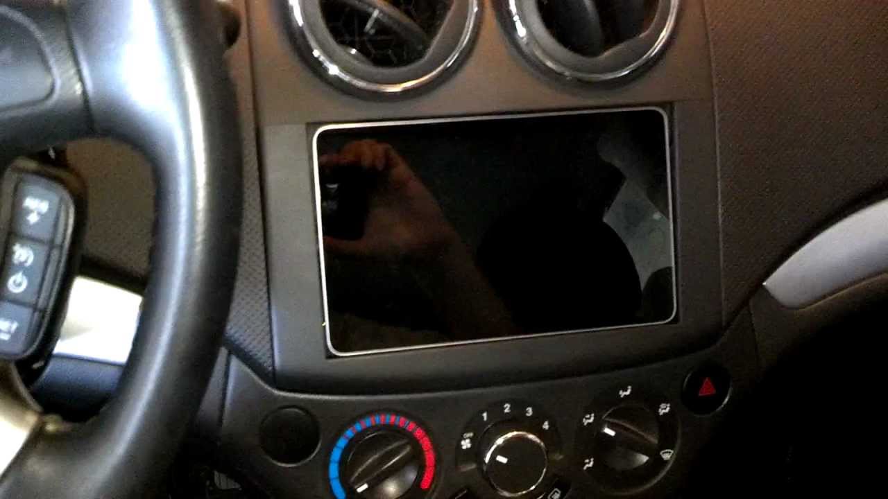 Nexus 7 Tablet in Car Dash Stereo Chevy Aveo YouTube