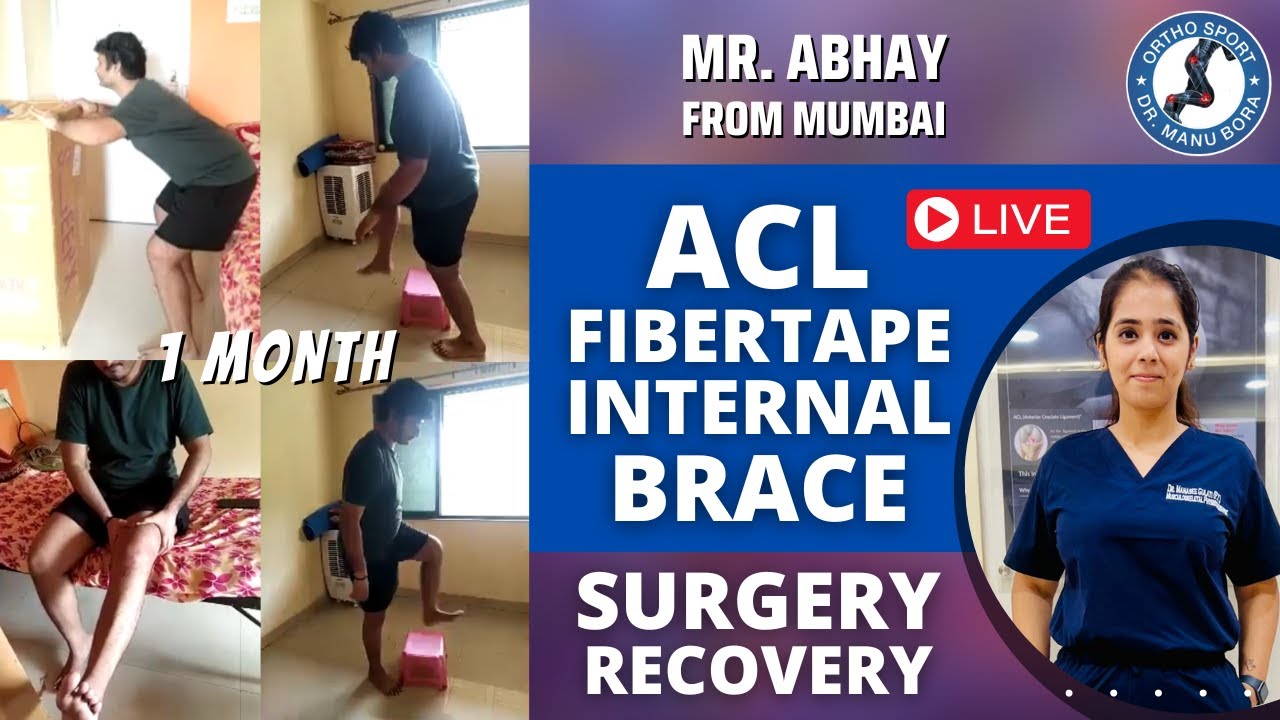 ACL Surgery Recovery after 1 month Abhay Shukla from Mumbai YouTube