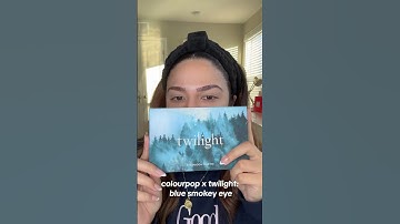 smokey blue eye with the colourpop x twilight  palette ✨ #grwm #makeuptutorial #colourpopxtwilight