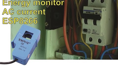 Energy monitor arduino - DIY AC current measurement IOT