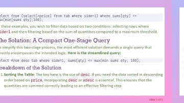 Efficiently Convert a Two-Stage Query into a Single Query in KDB+