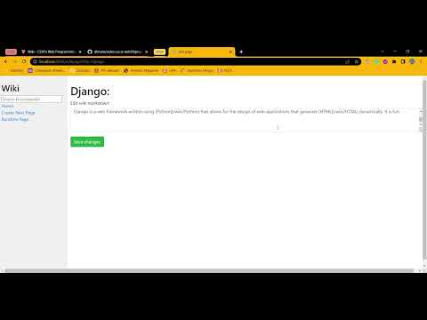 CS50's Web Programming with Python and JavaScript - project 1 - wiki