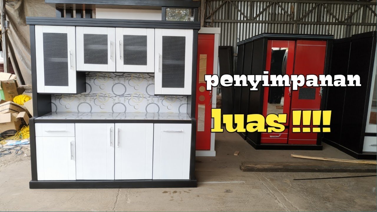  Lemari  makan 4  pintu  minimalis YouTube