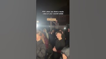 It was nice to do something POSITIVE for my council estate #shorts #musicvideo #hiphop #community