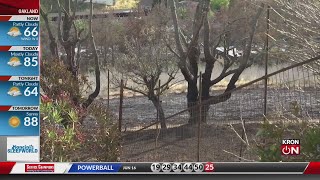 Residents on edge after Vallejo grass fire came dangerously close to homes