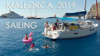 Yachting Mallorca. Sailingboat voyage 2019.