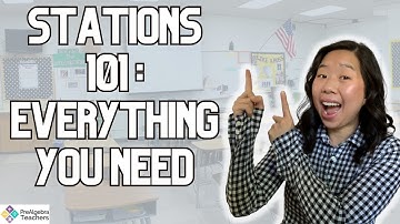 Stations 101 for Middle School Math Stations