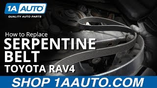 How to Replace Serpentine Belt 05-16 Toyota RAV4