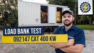 CAT 400kW Generator Load Bank Test