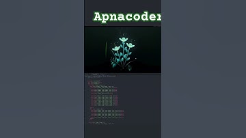 Making flower by coding #flowers #coding #youtube #shorts