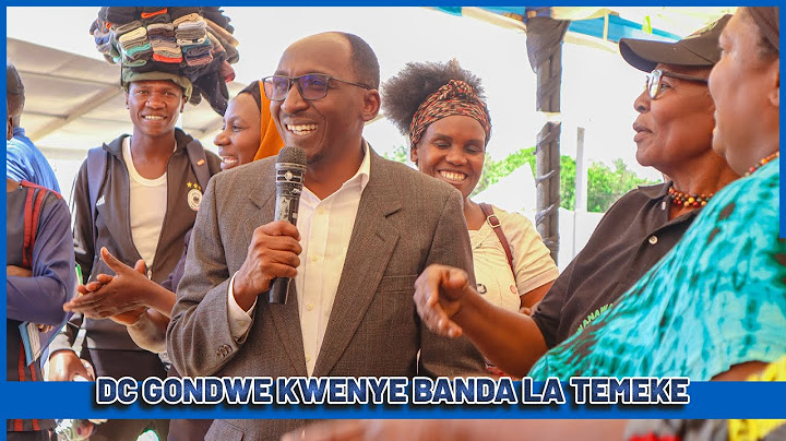 DC GONDWE AKUTANA NA SWALI ZITO BANDA LA TEMEKE