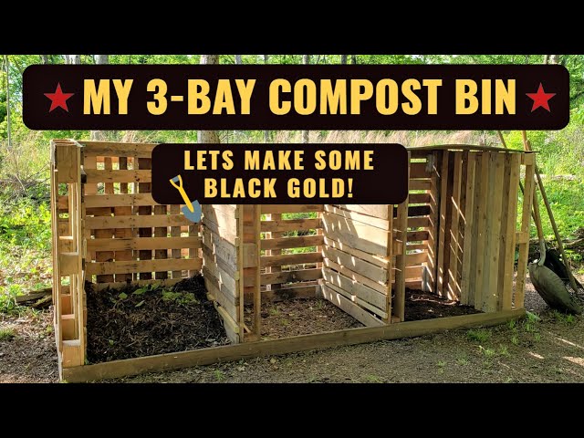 Build a 3 Bay Compost Bin STEP by STEP 