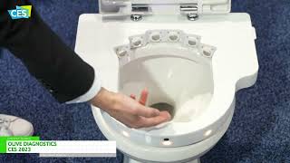 [CES 2023 LAS VEGAS] AI that detects and analyzes urine molecules with light - OLIVE DIAGNOSTICS