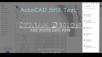 AutoCAD SHX Text comments in your pdf plan set?