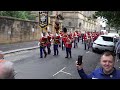 The black skull lead the glasgow orange order parade