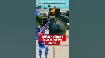 NEW UNRELEASED CHAPTER 4 SEASON 3 PROPS In FORTNITE CREATIVE! #fortnite #shorts