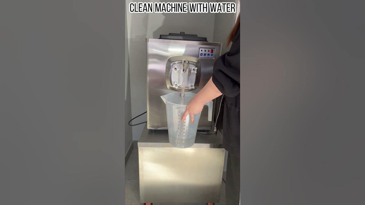 How to Clean Soft Serve Machine YouTube