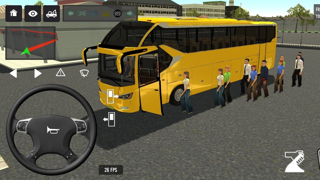 BUS SIMULATOR INDONESIA /★/ [ bus simulator indonesia] ll euro coach bus simulator l 🔍👌🏿#simulation 