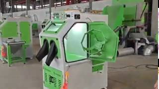 Automatic and manual drum sandblasting cabinet