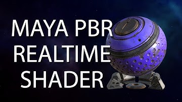 Maya Realtime Viewport 2 0 PBR Shader