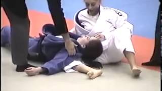 Womens Judo Sankaku Choke-Out - Becky Cobb