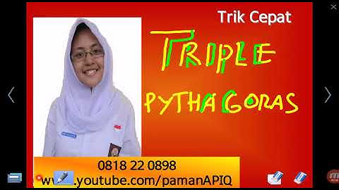 Triple Pythagoras Populer - Mudahnya Jurus 7 Detik Matematika
