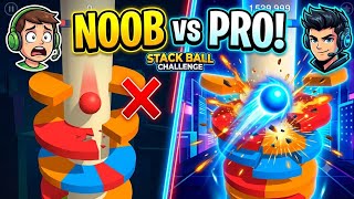 Stack Ball LIVE | Noob to Pro Gameplay | Beat High Score!