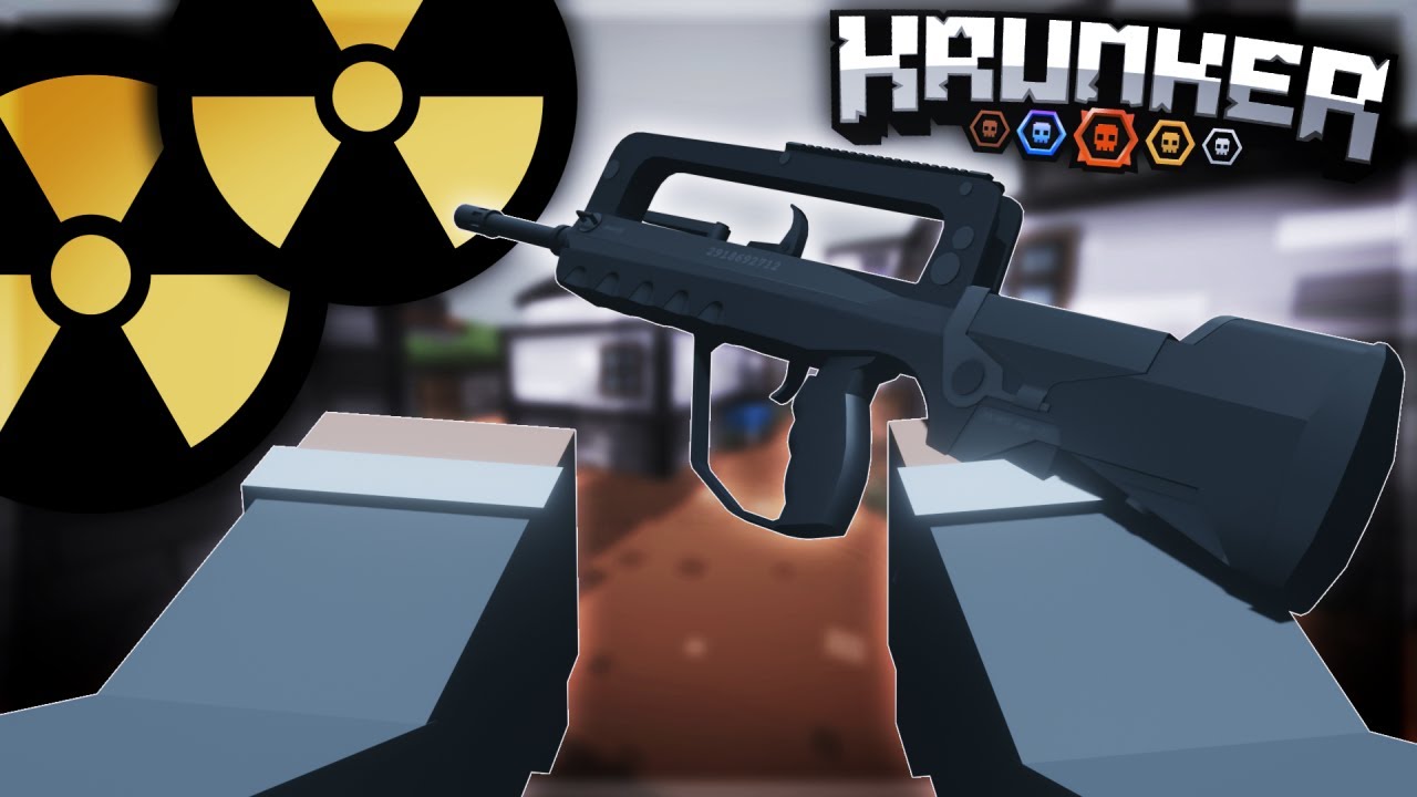 Nearly Double Nuking with Famas in Krunker.io