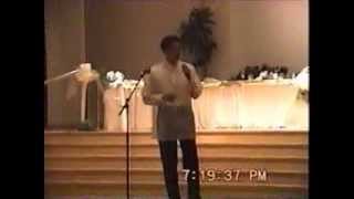 Steven Bocade gives his Best Man Speech at Marv &amp; Sherill&#39;s wedding-Jan 2000