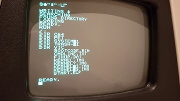 CBM Tape Pi SD card read/write with Commodore CBM PET 3032 (video only)