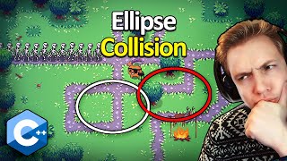 C   OpenGL Game | Ellipse Collision (Tangy Defense 19/07)