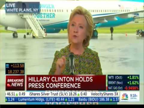Clinton Post NYC Presser