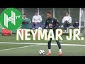Brazil and Neymar show off tricks and flicks in training