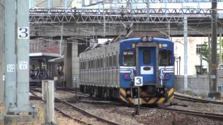 通勤電聯車EMU520電聯車通過新竹公道五橋下