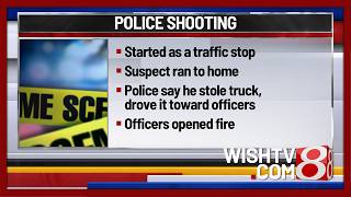 Police shooting follows chase of wanted man through homes in Evansville Indiana