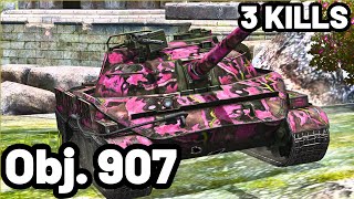 Obj. 907 | 7.8K DAMAGE | 3 KILLS | WOT Blitz Pro Replays