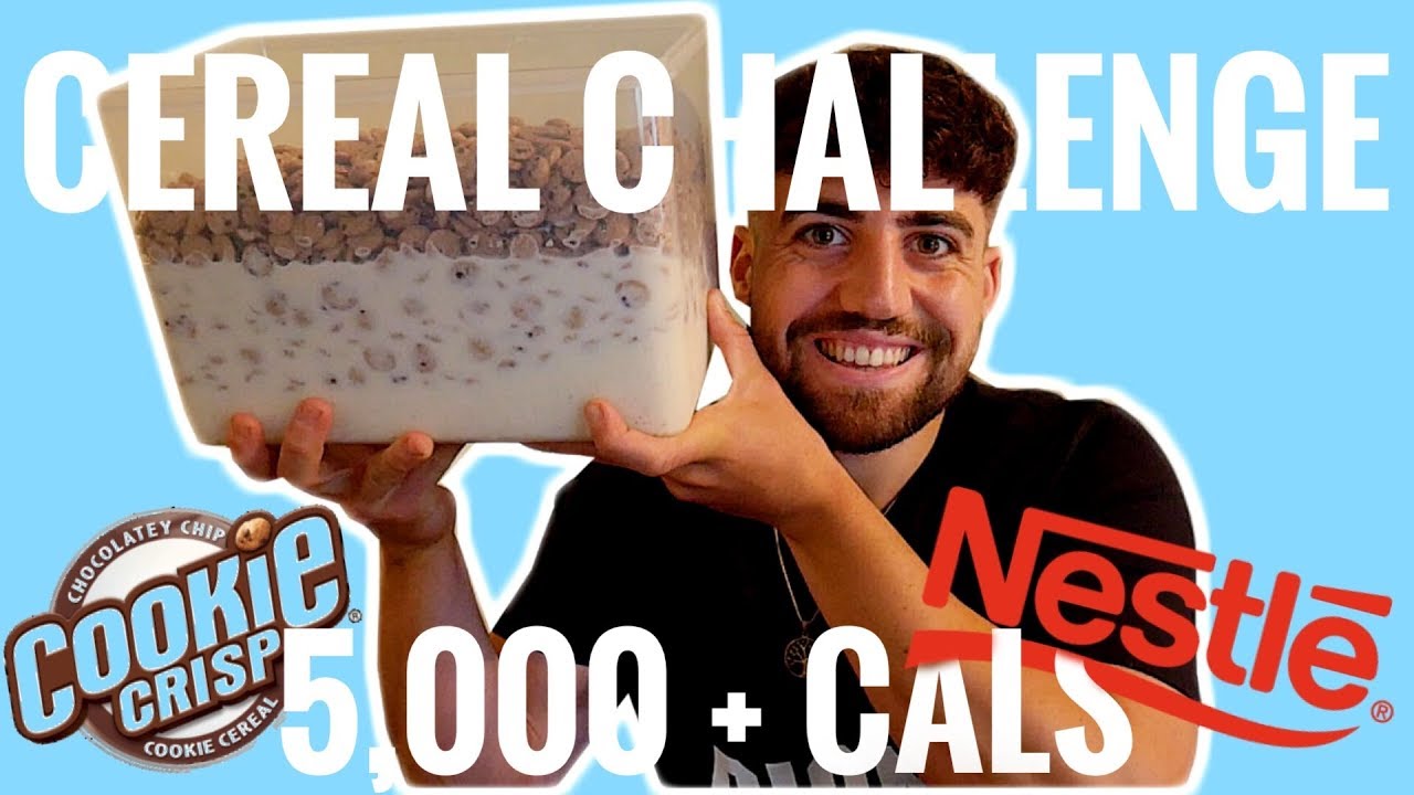 Giant Bowl of Cereal Challenge ! 5,000 + Calories YouTube