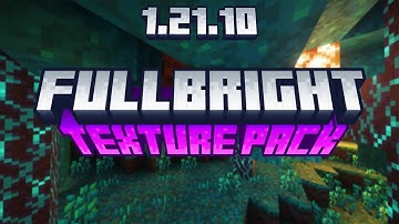 How To Install Full Bright Texture Pack in Minecraft 1.21.10