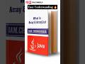 What is Array and ArrayList ? #shortsfeed #java #javatamil #tamil
