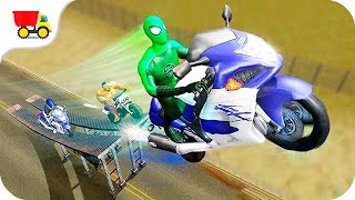 Bike Racing Games - Flying Spider Boy Bike Rider - Gameplay Android free games screenshot 4